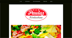 Desktop Screenshot of feinkosthaus-paulus.de